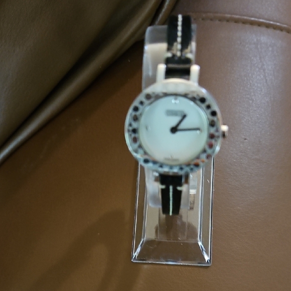 Coach Black and Silver Elegant Bracelet - Picture 1 of 1